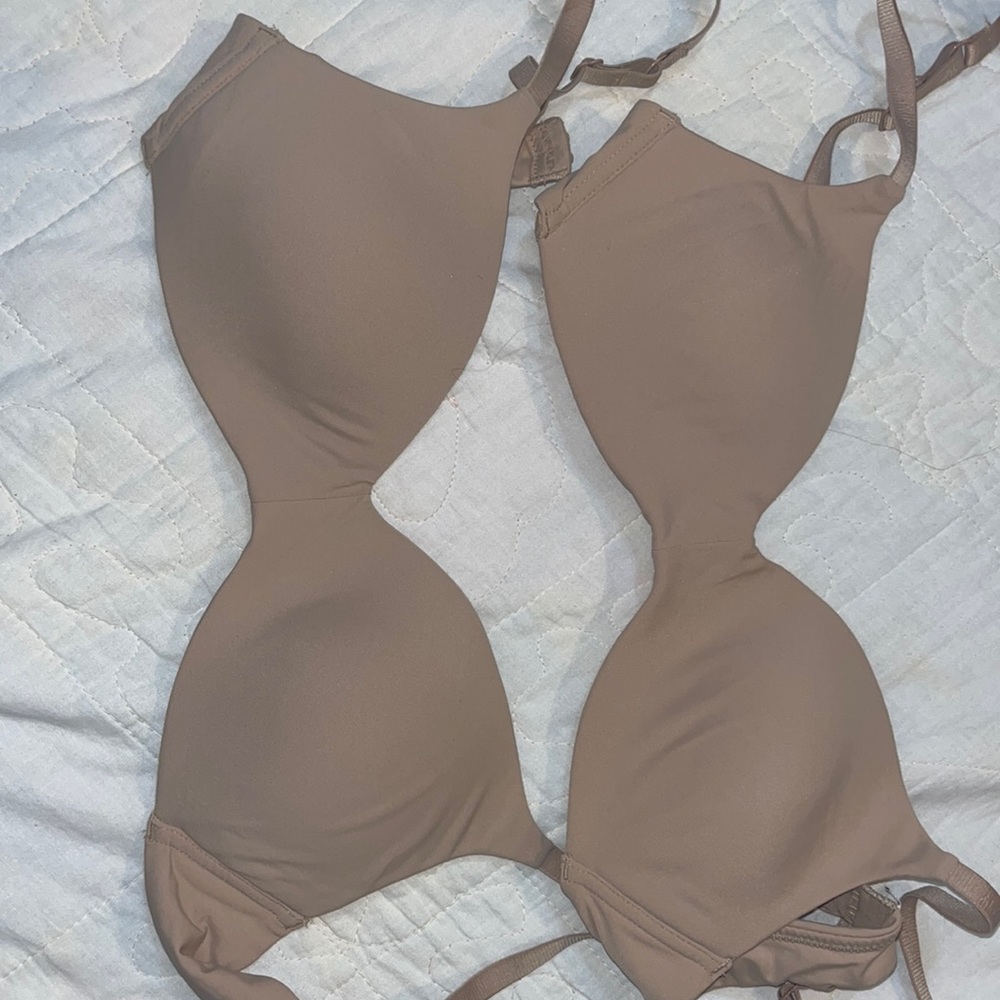 calvin klein nude bra racer back option two pack 32A